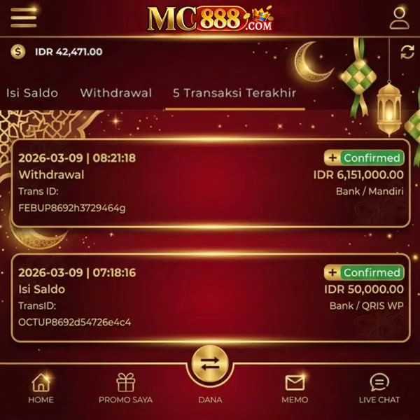 MC888 Login Resmi APK 2026